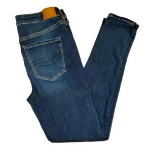 American Eagle Outfitters Women's  10R Mid-Rise Next Level Stretch Skinny Jeans